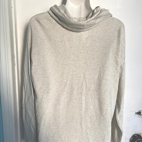 NWT Sunday Cowl Neck Sparkling Sweater Size M - Picture 2 of 5